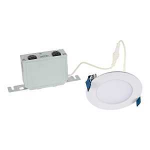 Halo HLB4LSFS5 Canless Downlight, 11.7 W, 120 V, LED Lamp, White, Matte