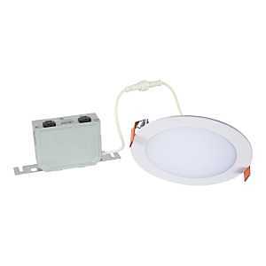 Halo HLB6LSFS5 Canless Downlight, 13.9 W, 120 V, LED Lamp, White, Matte