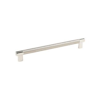 Amerock BP36560PNSS 10-1/16" Esquire Cabinet Pull - Polished Nickel & Stainless Steel