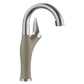 Blanco 526385 Artona Pull-Down Dual-Spray Bar Faucet - PVD Steel/Truffle