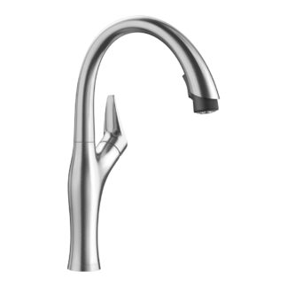 Blanco 442037 Artona Pull-Down Dual-Spray Kitchen Faucet - PVD Steel