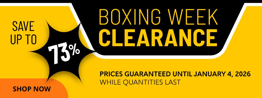 Boxing Week Clearance