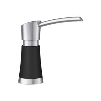 Blanco 442902 Artona Soap Dispenser - PVD Steel & Coal Black