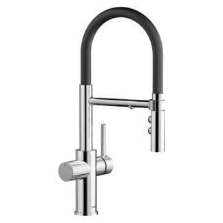 Blanco 442990 Catris Flexo Filter-Ready Semi-Pro Pull-Down Dual-Spray Kitchen Faucet - Chrome