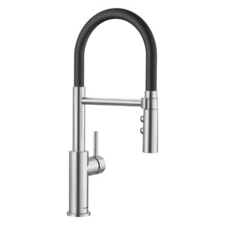 Blanco 402448 Catris Flexo Semi-Pro Pull-Down Dual-Spray Kitchen Faucet - PVD Steel