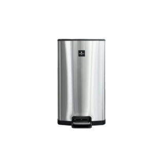 Modern Homes 68198 40L Square Garbage Bin - Stainless Steel
