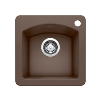 Blanco 400366 Diamond SILGRANIT 15" Dual Mount Bar Sink - Café