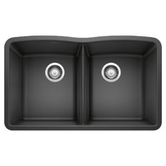 Blanco 400073 Diamond SILGRANIT 32" 50/50 Double Bowl Undermount Kitchen Sink - Anthracite