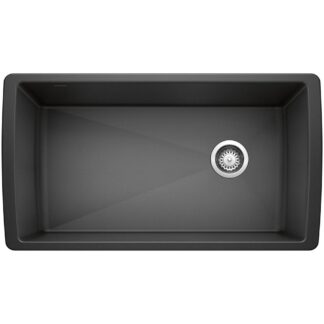 Blanco 401623 Diamond SILGRANIT 33" Super Single Undermount Kitchen Sink - Anthracite