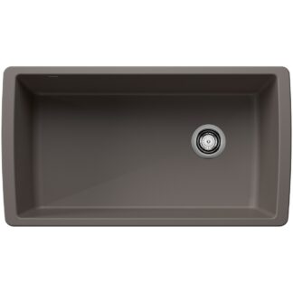 Blanco 402911 Diamond SILGRANIT 33" Super Single Undermount Kitchen Sink - Volcano Gray