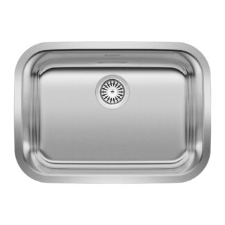 Blanco 400009 Essential 24" Single Bowl Undermount Kitchen Sink - Stainless Steel