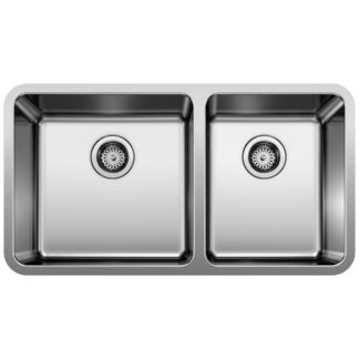 Blanco 402244 Formera 33" 60/40 Double Bowl Undermount Kitchen Sink - Stainless Steel