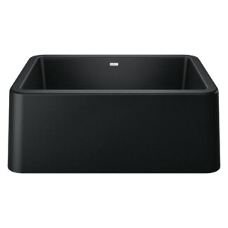 Blanco 402642 Ikon SILGRANIT 27" Single Bowl Apron-Front Farmhouse Sink - Coal Black