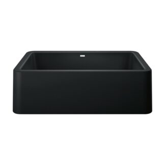 Blanco 402644 Ikon SILGRANIT 33" Single Bowl Apron-Front Farmhouse Sink - Coal Black