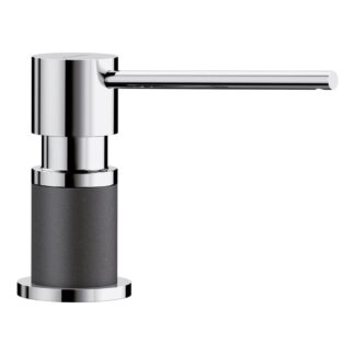 Blanco 402300 Lato Soap Dispenser - Chrome & Anthracite