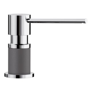 Blanco 402304 Lato Soap Dispenser - Chrome & Cinder