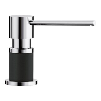 Blanco 402574 Lato Soap Dispenser - Chrome & Coal Black