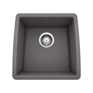 Blanco 401844 Performa SILGRANIT 17" Undermount Bar Sink - Cinder
