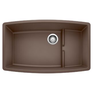 Blanco 400887 Performa Cascade SILGRANIT 32" Single Bowl Undermount Kitchen Sink with Colander - Café