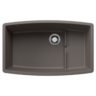 Blanco 402930 Performa Cascade SILGRANIT 32" Single Bowl Undermount Kitchen Sink with Colander - Volcano Gray