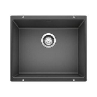 Blanco 400825 Precis SILGRANIT 21" Single Bowl Undermount Kitchen Sink - Anthracite