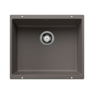 Blanco 402927 Precis SILGRANIT 21" Single Bowl Undermount Kitchen Sink - Volcano Gray