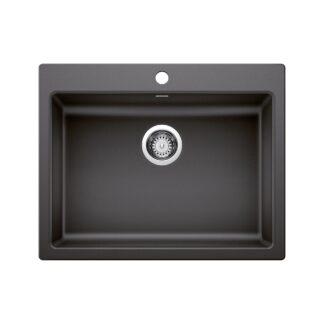 Blanco 402073 Precis SILGRANIT 25" CSA Single Bowl Drop-In Kitchen Sink - Anthracite