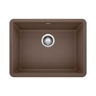 Blanco 401881 Precis SILGRANIT 24" Single Bowl Undermount Kitchen Sink - Café