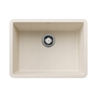 Blanco 402878 Precis SILGRANIT 24" Single Bowl Undermount Kitchen Sink - Soft White
