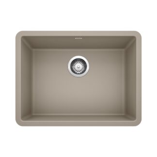 Blanco 401884 Precis SILGRANIT 24" Single Bowl Undermount Kitchen Sink - Truffle