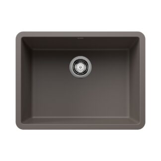 Blanco 402923 Precis SILGRANIT 24" Single Bowl Undermount Kitchen Sink - Volcano Gray