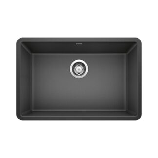 Blanco 401888 Precis SILGRANIT 27" Single Bowl Undermount Kitchen Sink - Anthracite