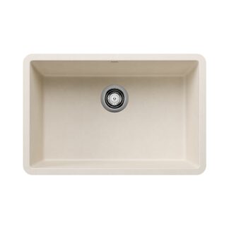 Blanco 402880 Precis SILGRANIT 27" Single Bowl Undermount Kitchen Sink - Soft White