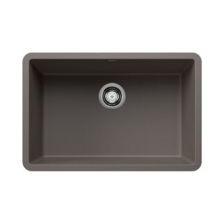 Blanco 402925 Precis SILGRANIT 27" Single Bowl Undermount Kitchen Sink - Volcano Gray