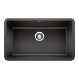 Blanco 403912 Precis SILGRANIT 30" Single Bowl Undermount Kitchen Sink - Anthracite