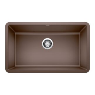 Blanco 403916 Precis SILGRANIT 30" Single Bowl Undermount Kitchen Sink - Café