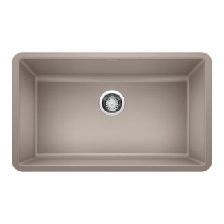 Blanco 403915 Precis SILGRANIT 30" Single Bowl Undermount Kitchen Sink - Truffle