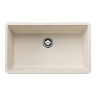 Blanco 402884 Precis SILGRANIT 32" Super Single Undermount Kitchen Sink - Soft White