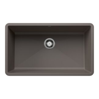 Blanco 402929 Precis SILGRANIT 32" Super Single Undermount Kitchen Sink - Volcano Gray