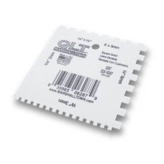 Marshalltown 6287 4" Notched Plastic Spreader