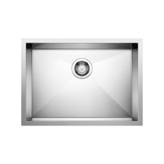 Blanco 402774 Quatrus R0 25" Single Bowl Undermount ADA Kitchen Sink - Stainless Steel