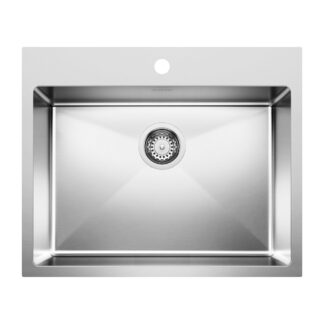 Blanco 402613 Quatrus R15 25" Single Bowl Dual Mount Kitchen Sink - Stainless Steel