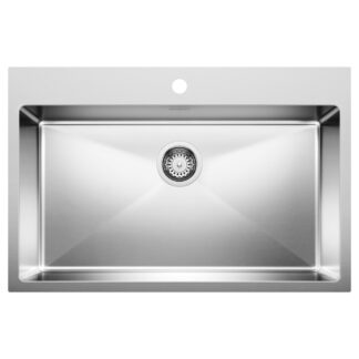 Blanco 402612 Quatrus R15 31" Single Bowl Dual Mount Kitchen Sink - Stainless Steel