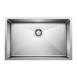 Blanco 402963 Quatrus R15 28" Single Bowl Undermount Kitchen Sink - Stainless Steel