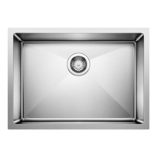 Blanco 401517 Quatrus R15 25" Single Bowl Undermount Kitchen Sink - Stainless Steel
