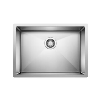 Blanco 400468 Radius R10 25" Single Bowl Undermount Kitchen Sink - Stainless Steel