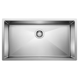 Blanco 400469 Radius R10 32" Super Single Bowl Undermount Kitchen Sink - Stainless Steel