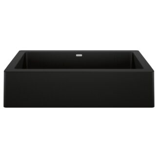 Blanco 402588 Vintera SILGRANIT 30" Single Bowl Apron-Front Farmhouse Sink - Coal Black