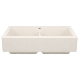 Blanco 402901 Vintera SILGRANIT 33" Double Bowl Apron-Front Farmhouse Sink - Soft White