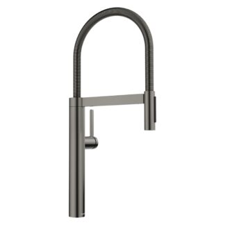 Blanco 527475 Culina II Semi-Pro Pull-Down Dual-Spray Kitchen Faucet - Satin Dark Steel